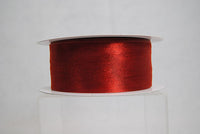 RIBBON 2INX50YDS METALLIC MESH RED