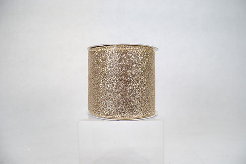 RIBBON GLITTER GLITTER 4X10 PLATINUM