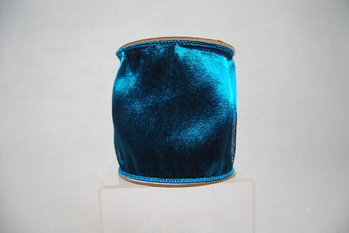 RIBBON 4X10YDS SILKY SHEER TURQUOISE