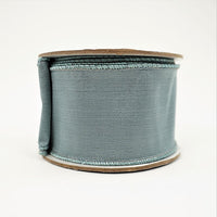 RIBBON TAFFETA WIRED 2.5X10YDS BLUE