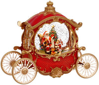Musical Carriage with Santa - 10 x 7.5 Inches