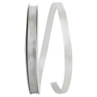 Silver 5/8 Inch Deluxe Wired Edge Mesh Ribbon