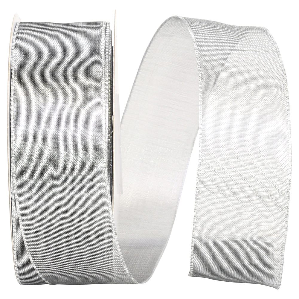 Antique Metallic Wired Edge Ribbon 1-1/2 Inch for Bows