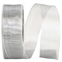 Antique Metallic Wired Edge Ribbon 1-1/2 Inch for Bows
