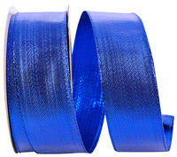 Royal Shiny Metallic Woven Glimmer Ribbon 1-1/2 Inch
