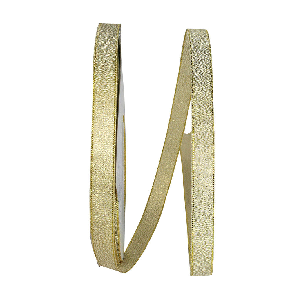 Metallic Sparkle Shimmer Lame Ribbon Light 5/8 Inch