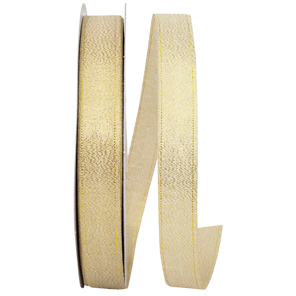 Metallic Sparkle Shimmer Lame Ribbon Light 7/8 Inch