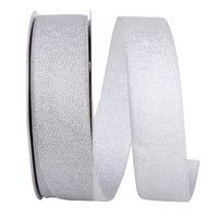 Metallic Silver Shimmer Lame Ribbon 1-1/2 Inch for Bows