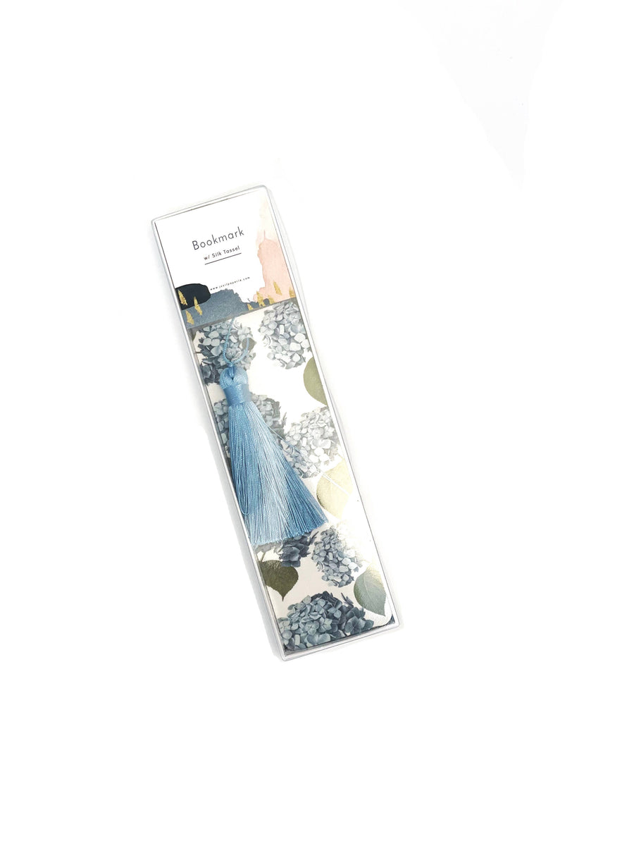 Thayer Blue Hydrangea Bookmark