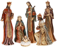 Grand Byzantine Nativity - 5 To 26 Inches, Set Of 6
