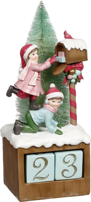 Christmas Mailbox Calendar - 11 Inches