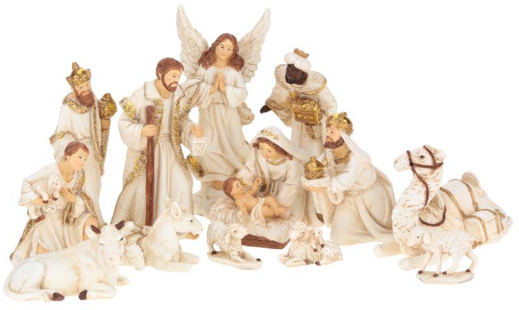 Nativity scene,  Set of  13 - 1-3.5 Inches