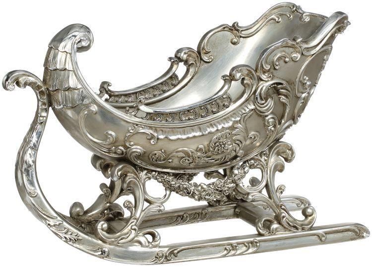 Silver Sleigh - 16 x 10.5 Inches