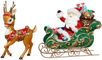 Santa Sleigh Ride - 11.5 x 10 Inches