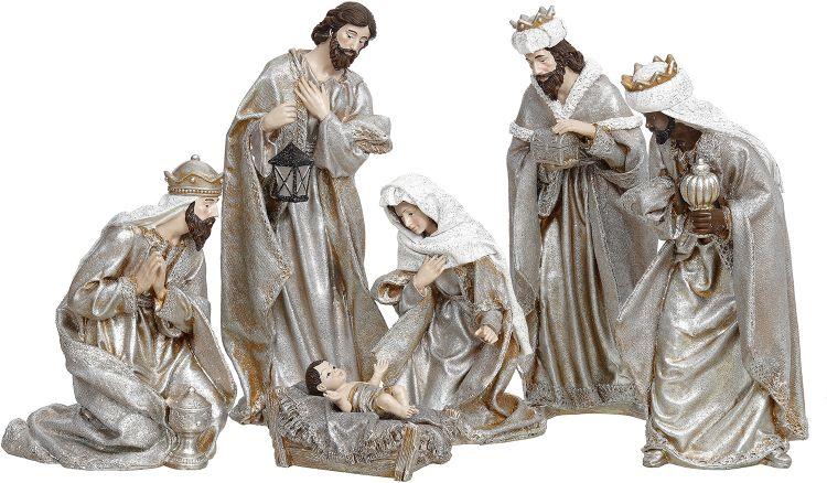 Nativity Scene, Set of 6- 15.5 Inches