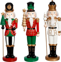 Festive Nutcracker, Assortment of 3 - 15 Inches