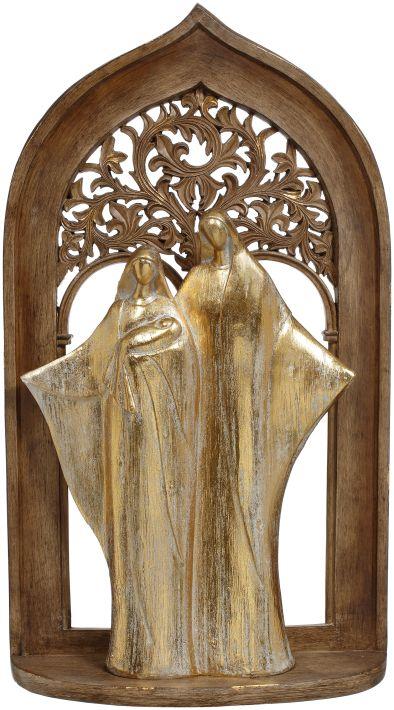 Wood Look Holy Family Scene -31 Inches