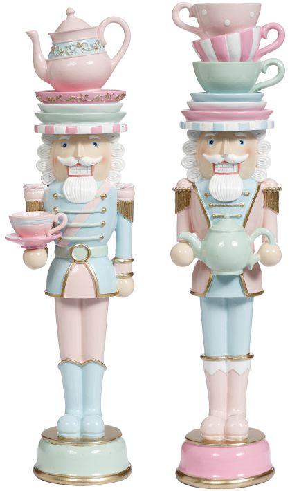 Pots and Cups Hat Nutcracker, Assortment of 2 - 15.5 Inches