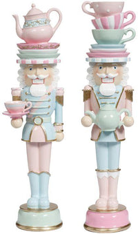 Pots and Cups Hat Nutcracker, Assortment of 2 - 15.5 Inches