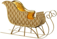 Art Deco Sleigh Decor - 15 x 10.5 Inches