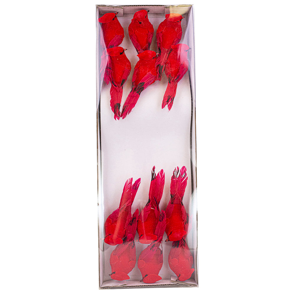 Multi Cardinal 3 Inch With Wire Decoration