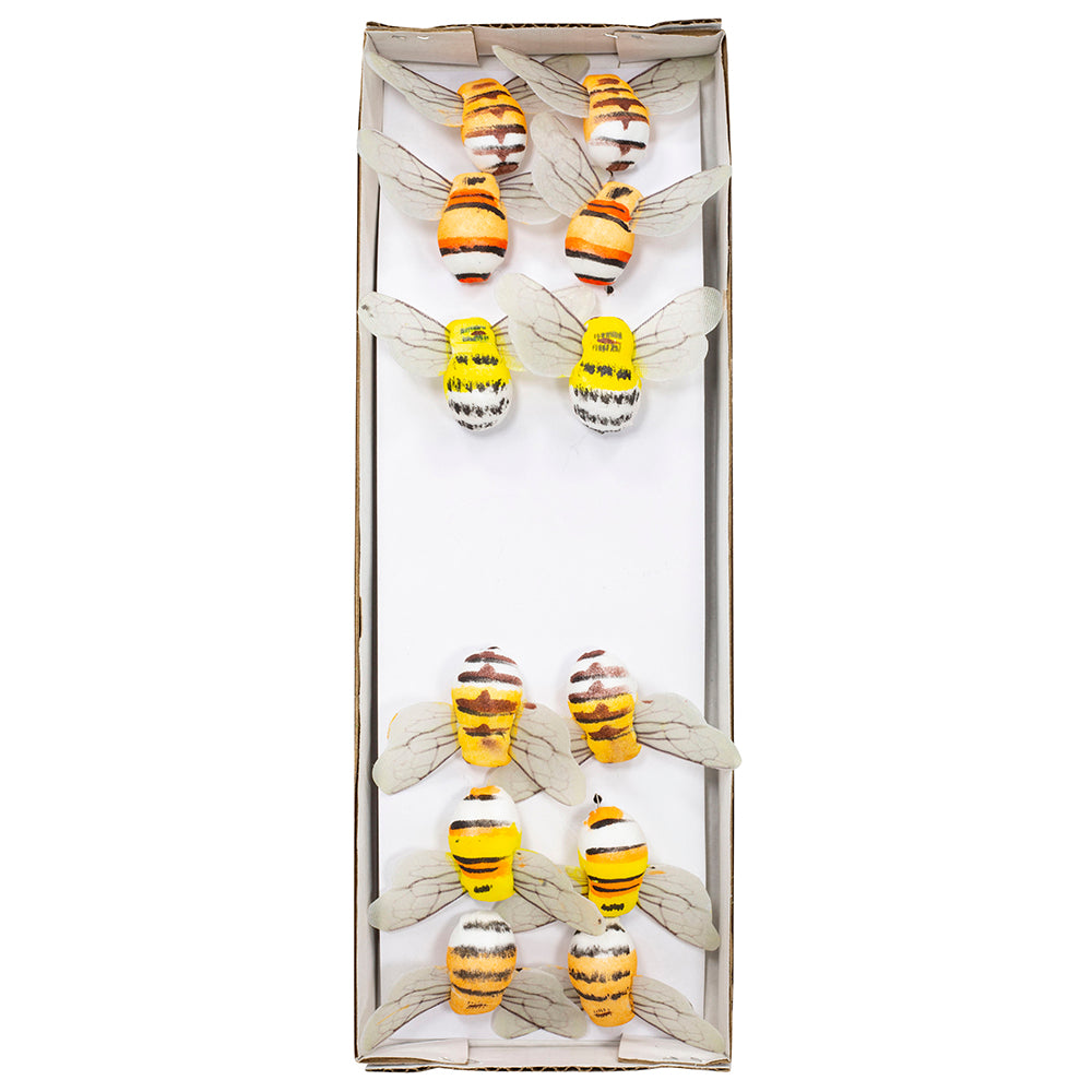 Yellow 2-3 4 Inch Bees - One Size - Yellow Black - 2-3 4 Inch