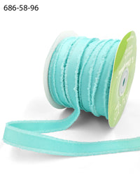 ~ 5/8″ Fuzzy Grosgrain Ribbon – 686-58-96 TURQUOISE
