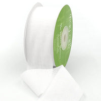 ~1.5″ X 25 Yards Rayon Silk Ribbon – 688-15-01 WHITE