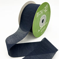 ~1.5″ X 25 Yards Rayon Silk Ribbon – 688-15-03 NAVY