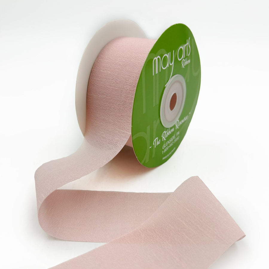 ~1.5″ X 25 Yards Rayon Silk Ribbon – 688-15-17 LIGHT PINK