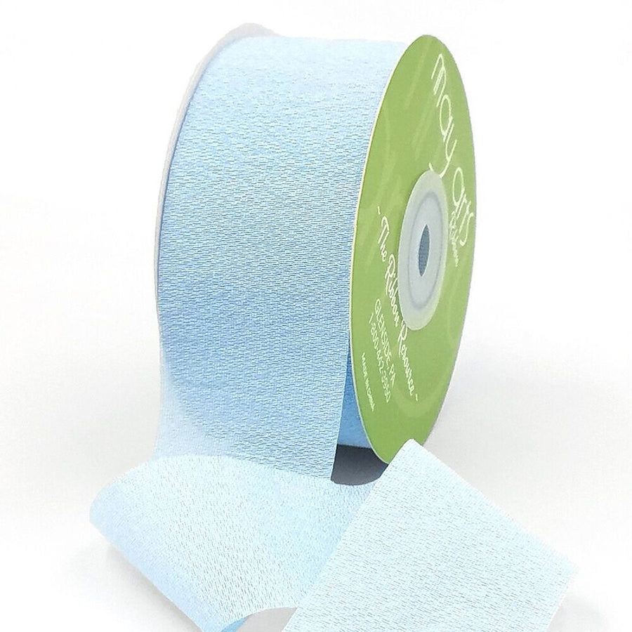 ~1.5″ X 25 Yards Rayon Silk Ribbon – 688-15-34 LIGHT BLUE
