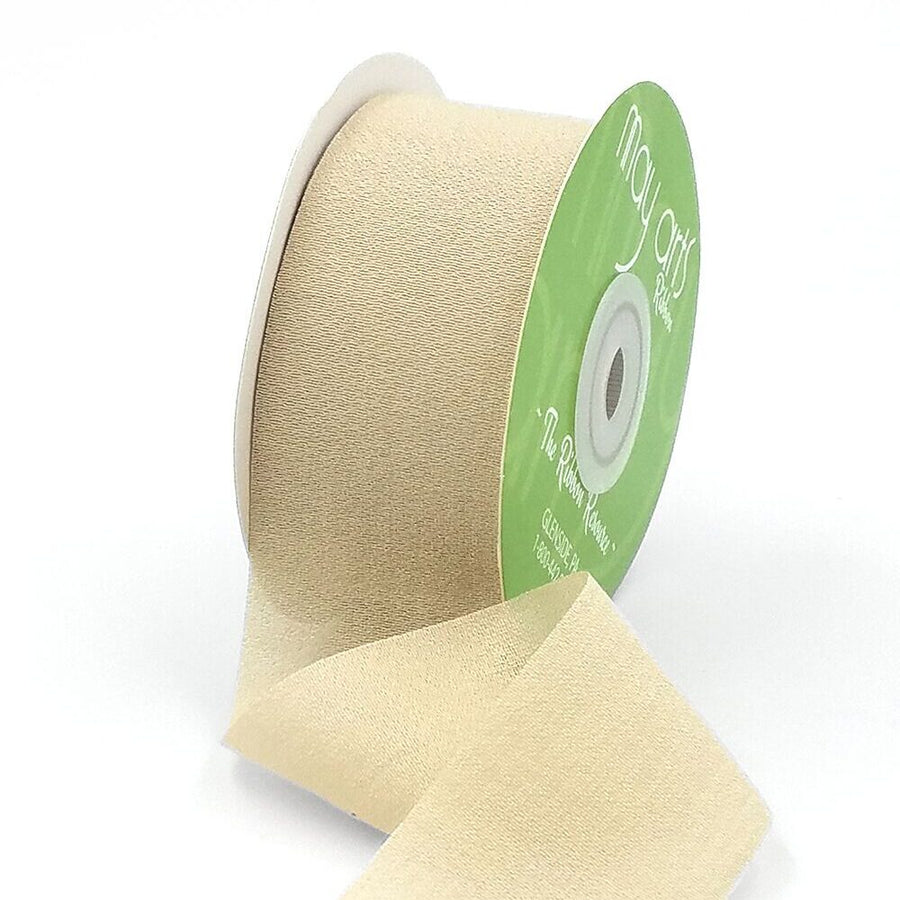 ~1.5″ X 25 Yards Rayon Silk Ribbon – 688-15-35 TAUPE