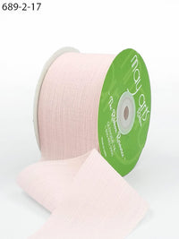 ~2″ X 25 Yards Crinkle Chiffon Ribbon – 689-2-17 PETAL PINK