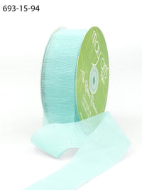 ~1.5″ Heirloom Thread Ribbon – 693-15-94 ROBINS EGG BLUE