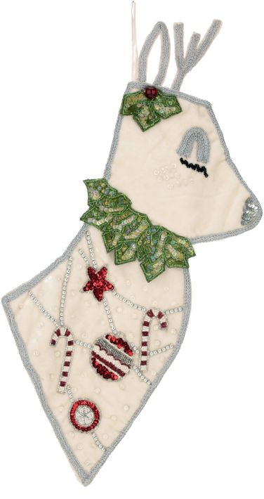 Christmas Reindeer Stocking - 20 Inches