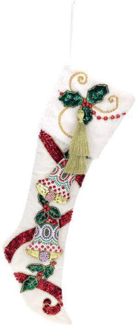 Bells Berry Stocking - 25 Inches