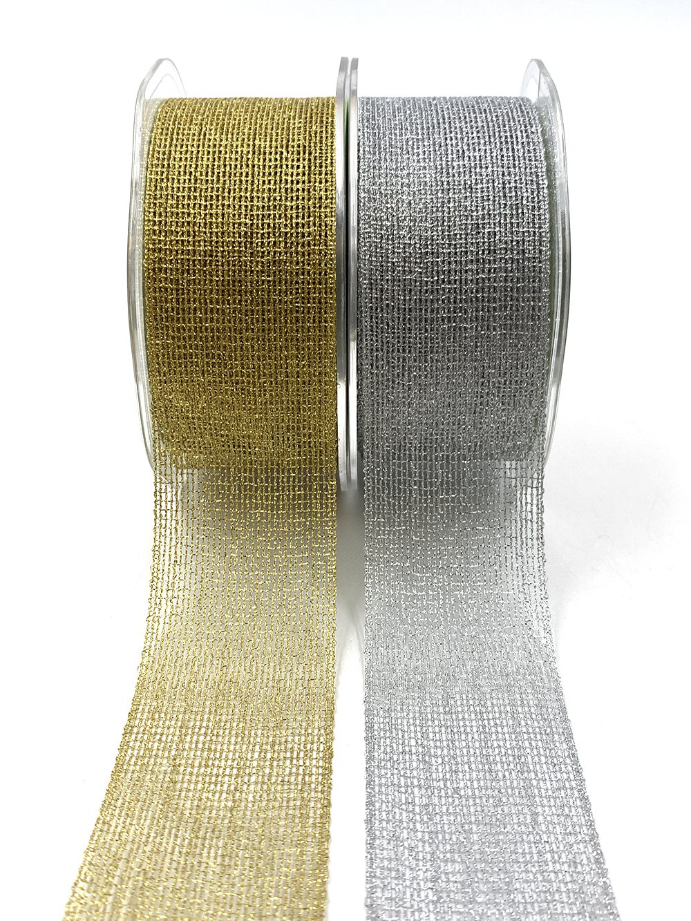 1.5 Inch Metallic Knit Net Ribbon