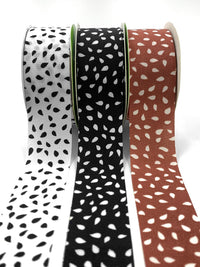 1.5″ x 25 Yard Abstract Seeds Print Ribbon