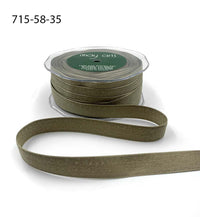 5/8 Inch Fuzzy Woven Ribbon – 715-58-35 Taupe