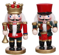 Lacquered Shorty Nutcracker, Assortmetn of 2 - 6 Inches