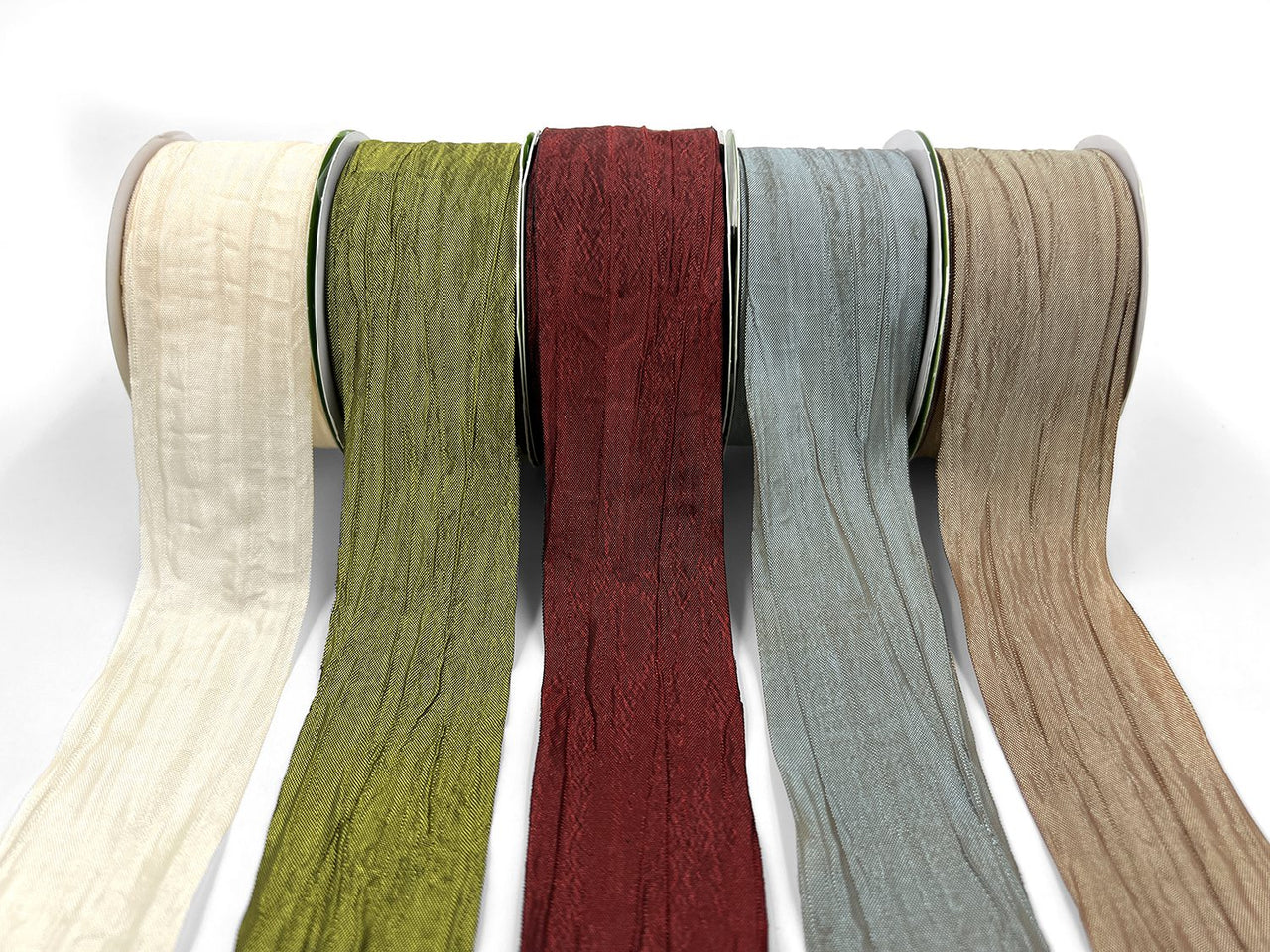 1.5 Inch Bespoke Crinkle Iridescent Ribbon