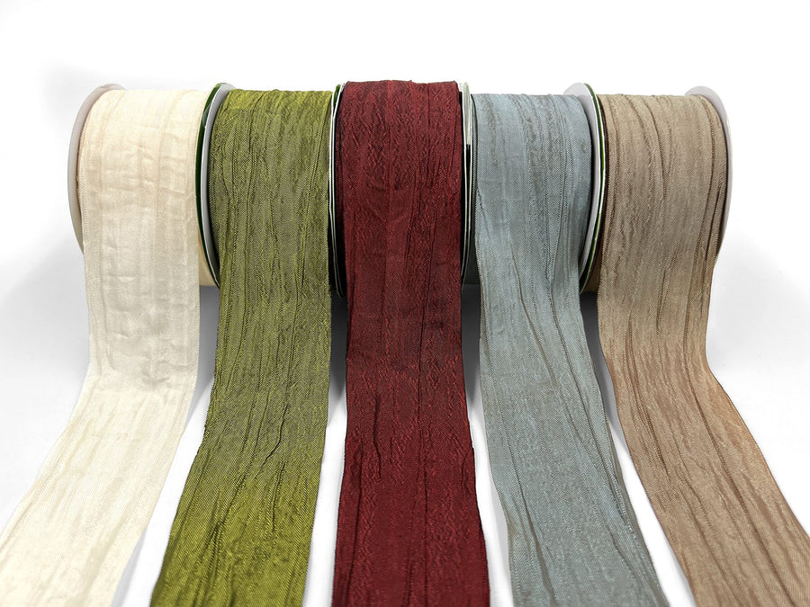 1.5 Inch Bespoke Crinkle Iridescent Ribbon