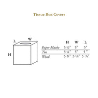 Imogene Staffordshire Chic Blue Tissue Box Cover
