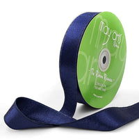 1 Inch Double Sided Sleek Ripple Tape Ribbon With Woven Edge – 755-1-03 NAVY