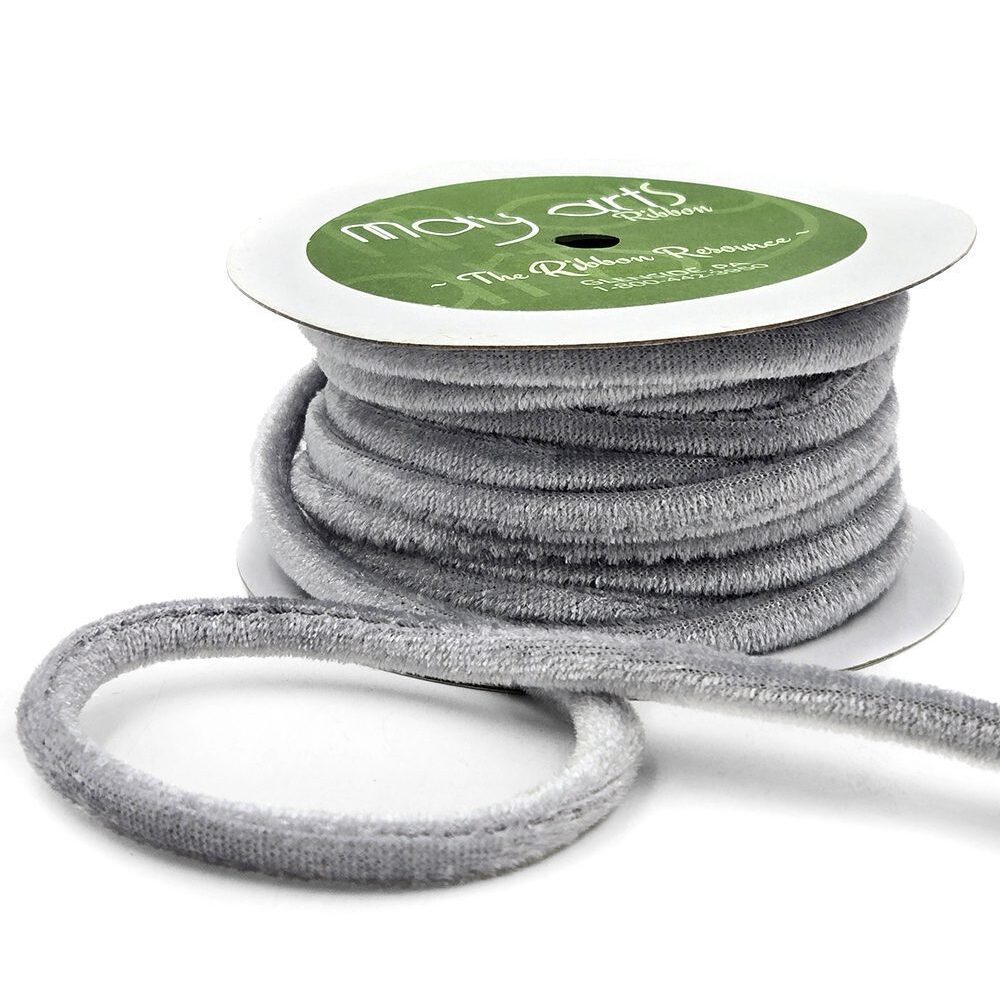 1/4 Inch Velvet Rope Piping – 766-14-31 SILVER