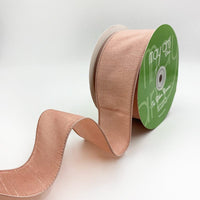2.5″ Dupioni Ribbon with Wired Edge – 770-25-17 PINK