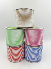 3″ Traditional Seersucker Ribbon – 775-3-14 RED
