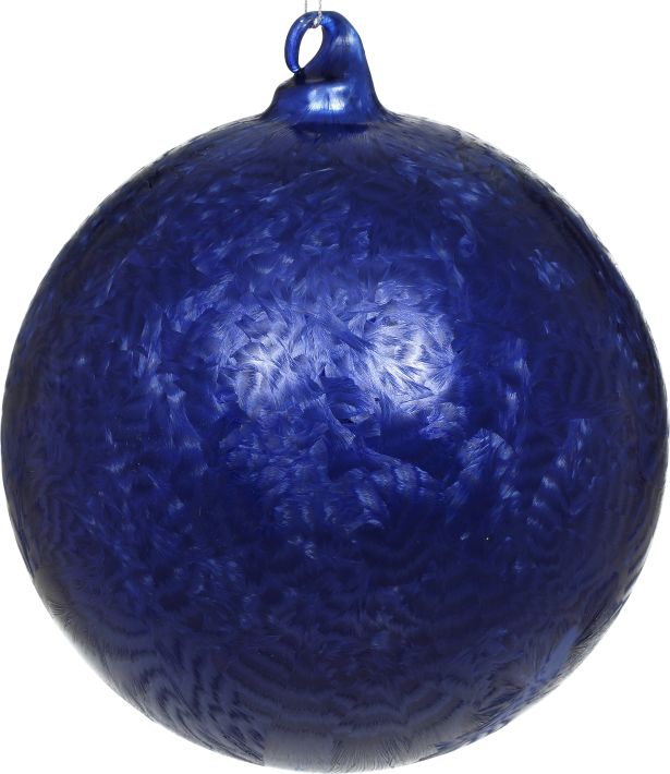 Frosted Ball Ornament - 6 Inches