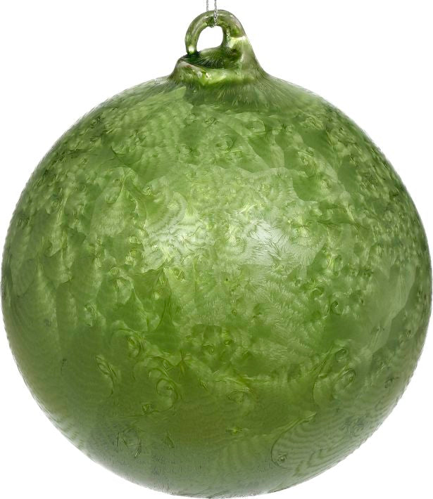 Frosted Ball Ornament - 5 Inches