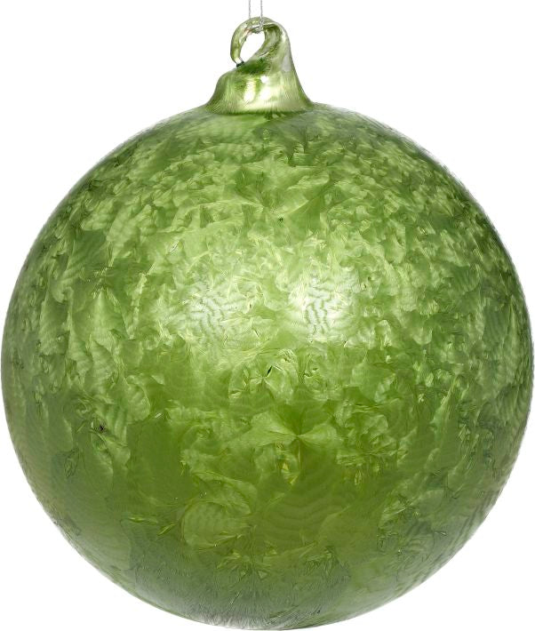 Frosted Ball Ornament - 6 Inches